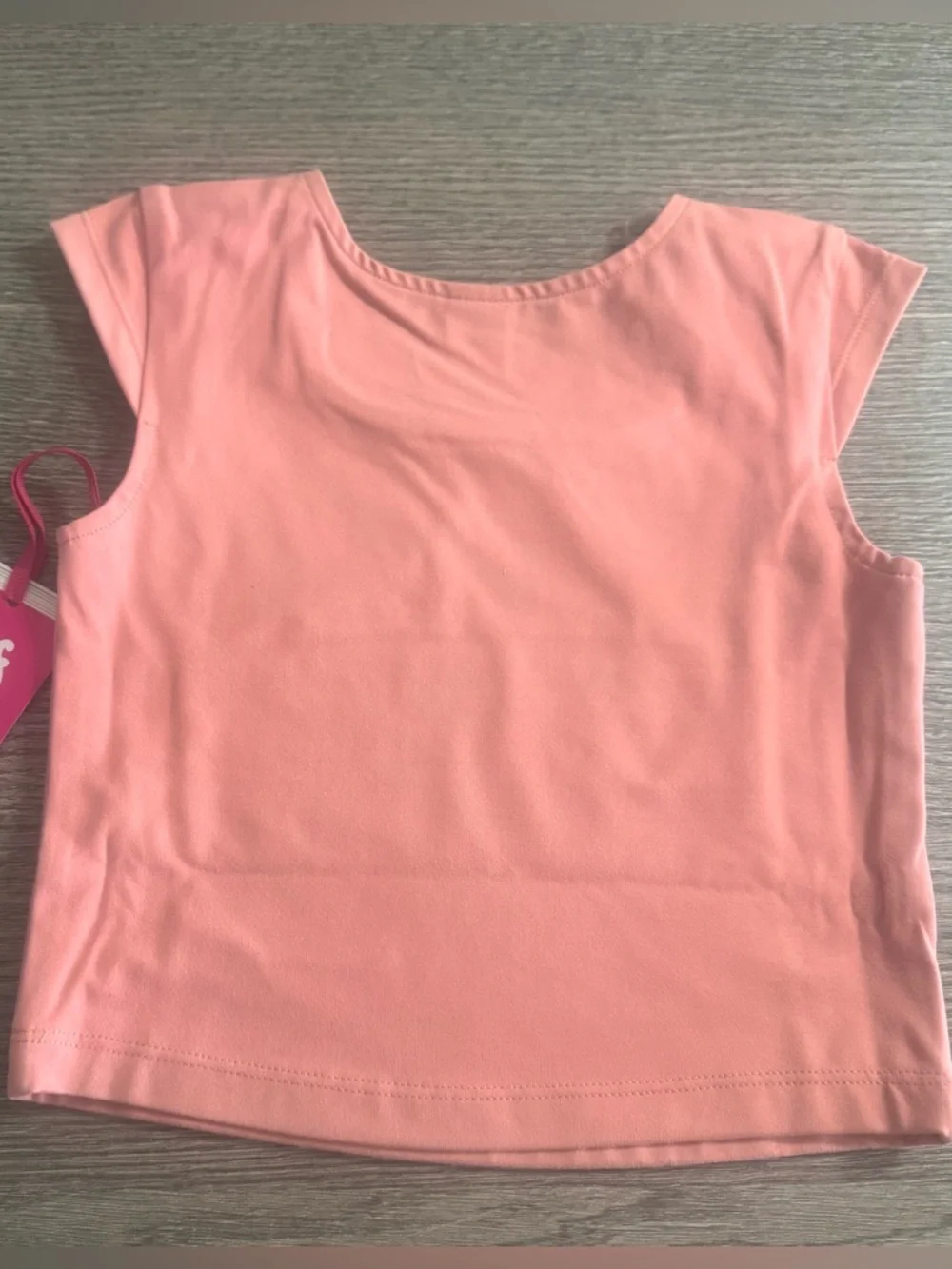 Justice Girls Cap Sleeve Seamless Top Size XS (5/6) Nectar